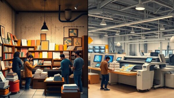 diferencias entre imprentas de barrio y grandes imprentas online Imprentas en España