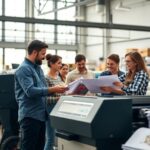 Cómo es visitar una imprenta moderna