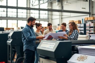 como es visitar una imprenta moderna Imprentas en España