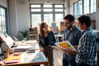 entrevistas y rutinas de disenadores que imprimen a menudo Imprentas en España